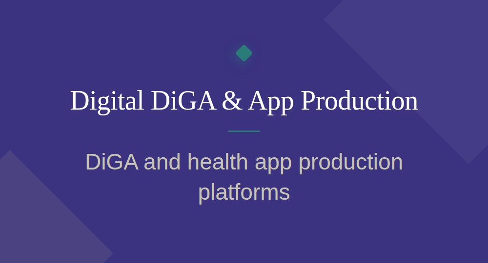 KIBAN DiGA-Produktionsplattform